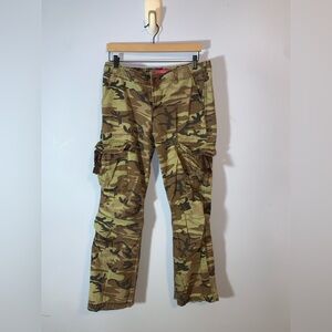 GLO vintage jrs. Camouflage Cargo Pants rip stop size 11